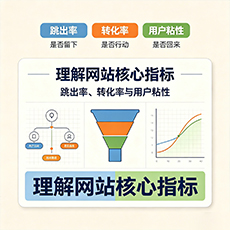 安顺建站-理解网站核心指标：跳出率、转化率与用户粘性