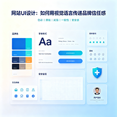 安顺建站-网站UI设计：如何用视觉语言传递品牌信任感