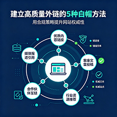 安顺建站-建立高质量外链的5种白帽方法